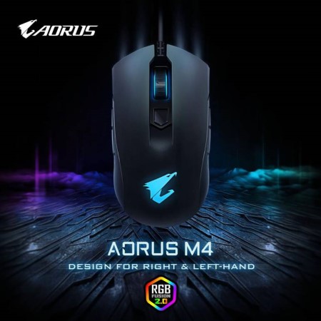 技嘉推出AORUS M4電競專用舒適滑鼠