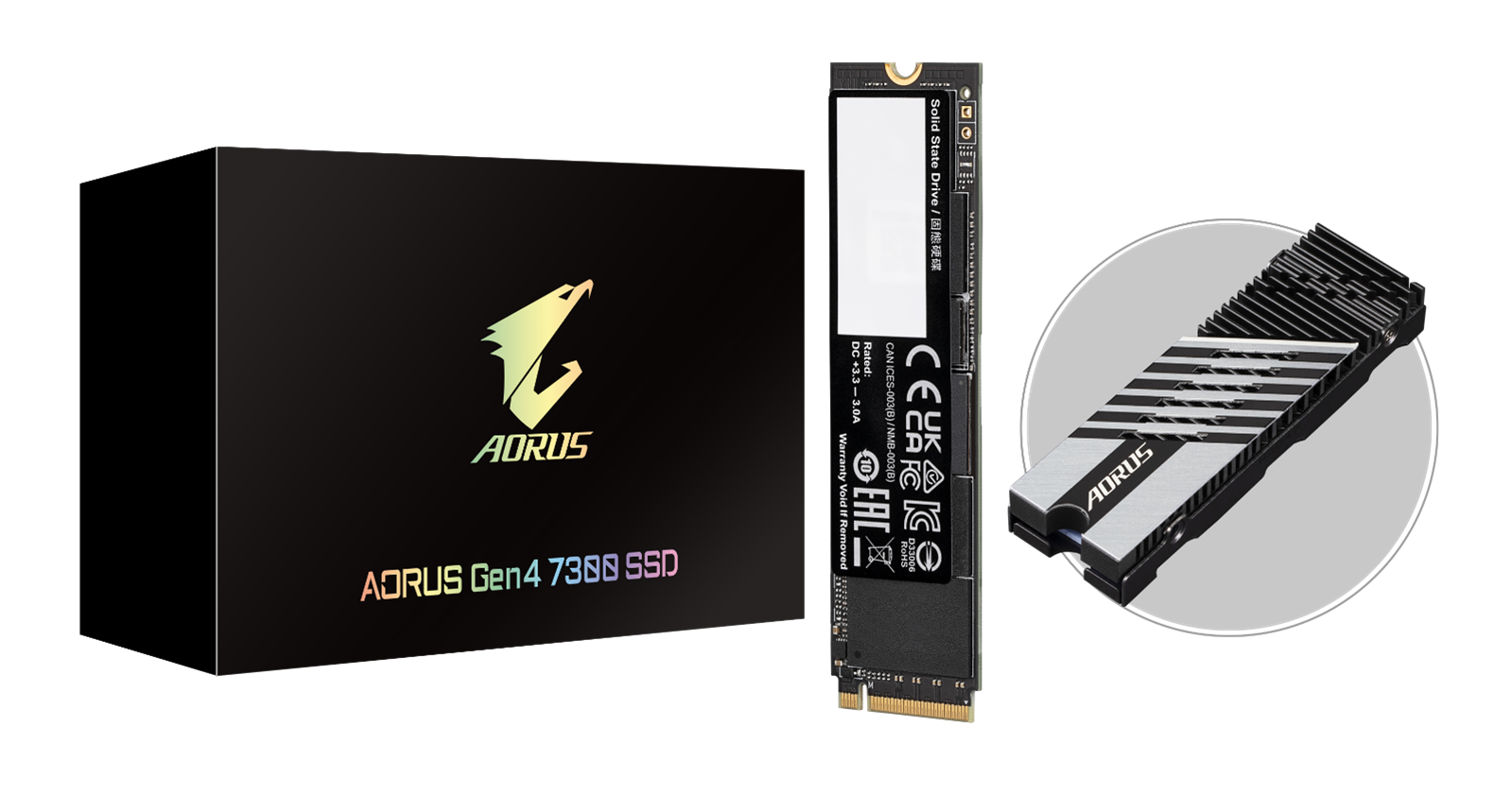 技嘉PCIe® 4.0 SSD再進化AORUS Gen4 7300 SSD極速上市